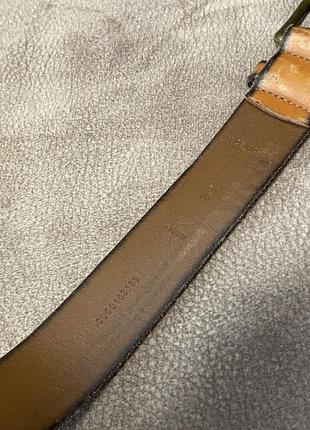 Винтажный кожаный ремень polo ralph lauren3 фото
