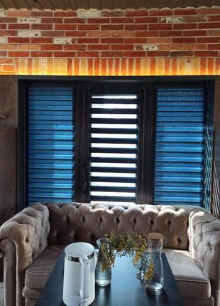 Тканинні ролети день-ніч(зебра).