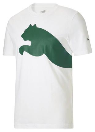 Мужская футболка puma oversized logo crew neck1 фото
