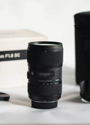 Sigma 18-35 f1.8 art for nikon