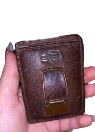 Мужской коричневый кожаный