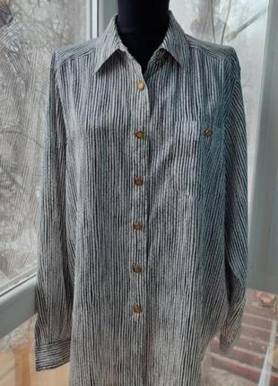 Винтажная сатиновая рубашка delmood