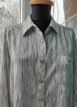 Винтажная сатиновая рубашка delmood2 фото