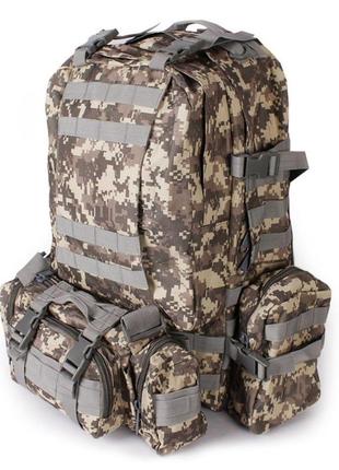 Тактический военный рюкзак xpro 4 в 1 25 л камуфляж (gr- 169_885)