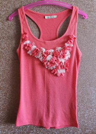 Бавовняний топ в рубчик