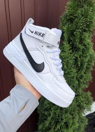 Зимові кросівки жіночі nike air force one shadow5 фото