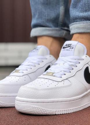 Зимові кросівки nike air force low білі6 фото