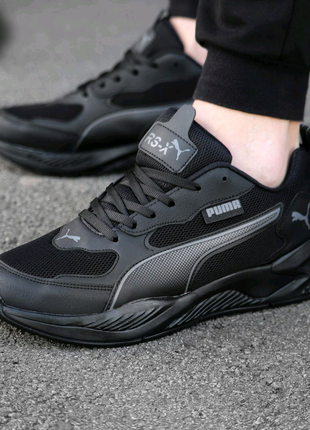 Кросівки puma black4 фото