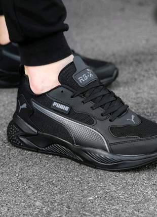 Кросівки puma black5 фото