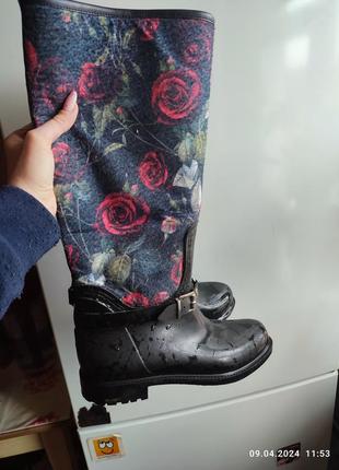 Резиновые сапоги высокие р 38