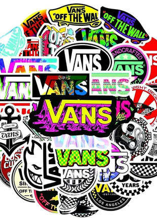 Наклейки, стікери vans2 фото