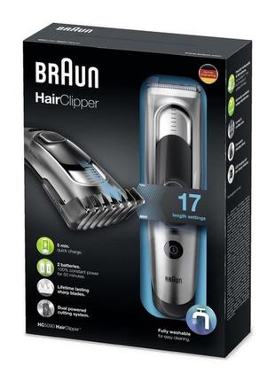 Машинка для стрижки braun hairclip hc50905 фото