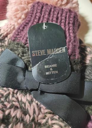 Набор шапка и перчатки steve madden2 фото