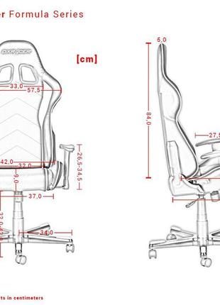 Крісло для геймерів dxracer formula oh/fd01/n. чорне, тканинне.7 фото