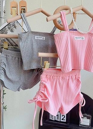 Дитячій літній костюм майка шорти