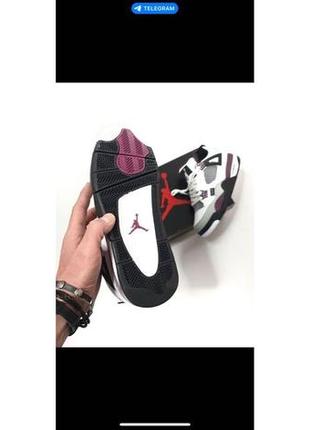 Nike air jordan 4 retro black  розміри: 41-466 фото
