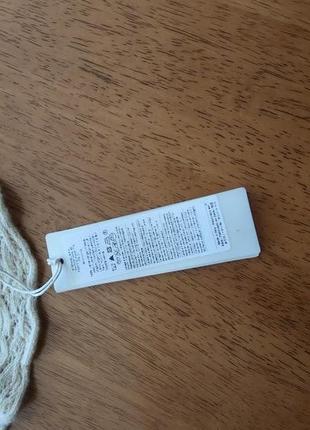 Вязаный ажурный шерстяной воротничок от stefanel.