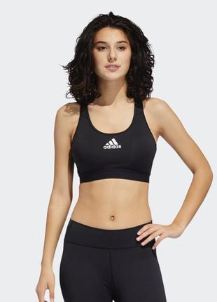 Спортивний топ adidas чорний s uk 8-101 фото