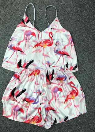 Женская пижама фламинго 2161