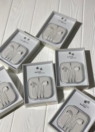 Навушники earpods оригінал для iphone 3.5 minigek пластикова уп.