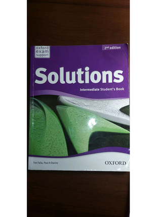 Solutions intermediate students book and workbook