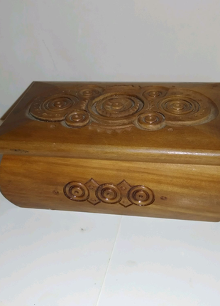Дерев'яна шкатулка срср. ручна робота