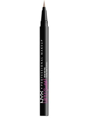 Фломастер-тинт для бровей nyx professional makeup lift & snatch brow tint pen no8 (espresso)