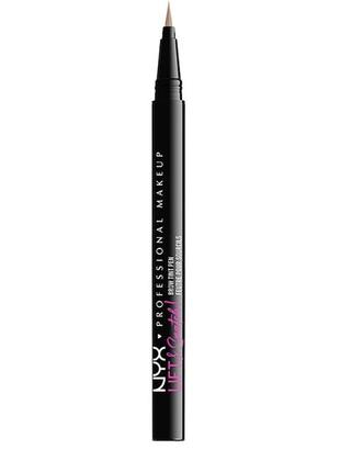 Фломастер-тинт для бровей nyx professional makeup lift &amp; snatch brow tint pen No8 (espresso)