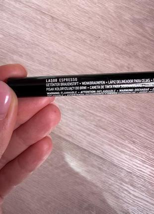 Фломастер-тінт для брів nyx professional makeup lift & snatch brow tint pen  №8  (espresso)4 фото