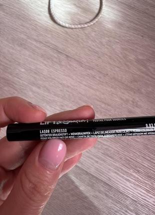Фломастер-тинт для бровей nyx professional makeup lift &amp; snatch brow tint pen No8 (espresso)6 фото
