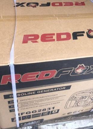 Генератор бензиновый red fox rfgg 2831, 3.1 квт, ручной стартер4 фото