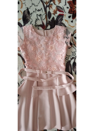 Рожева сукня для дівчинки, літнє плаття2 фото