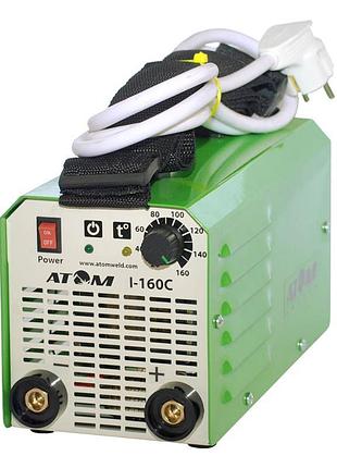 Сварочный инвертор атом i-160c (без кабелей и байонетных штекеров