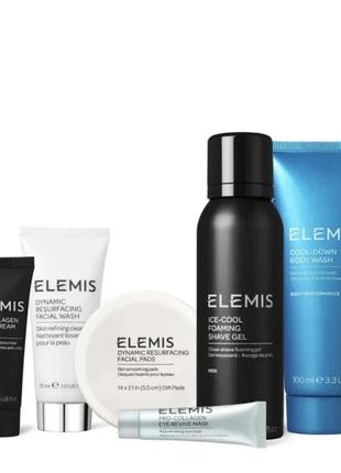 Мужской набор бестселлеров по уходу за лицом и телом elemis the collector's edition for him gift set3 фото