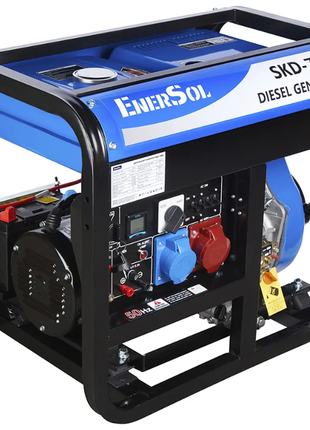 Генератор дизельний enersol skd-7ebu, 6,0 квт, 220в/380в, э/старт2 фото