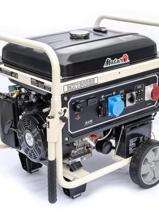 Бензиновый генератор matari mx13003e, 9,0 квт, 220в/380в, э/старт