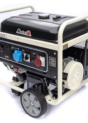 Бензиновый генератор matari mx13003e, 9,0 квт, 220в/380в, э/старт3 фото