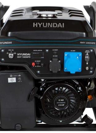 Бензиновый генератор hyundai hhy 10050fe, макс. 8,0 квт, э/старт1 фото