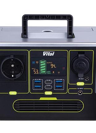 Портативне джерело живлення vitol s633, 220в/300вт/li-ion 444вт/г