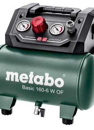 Безмасляный компрессор metabo basic 160-6 w of (601501000)
