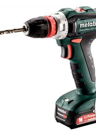Аккумуляторный шуруповерт metabo powermaxx bs 12 q (601037500)