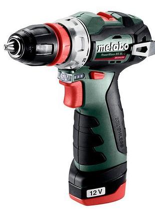 Аккумуляторный шуруповерт metabo powermaxx bs bl q (601749500)