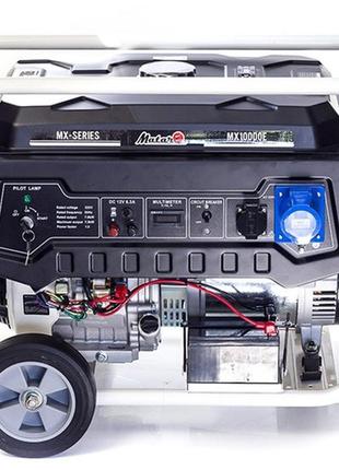 Бензиновый генератор matari mx10000ea, 7,5 квт, электростарт2 фото
