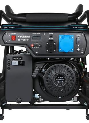 Бензиновый генератор hyundai hhy 7050f, макс. 5,5 квт, р/старт