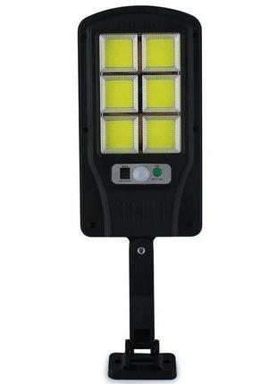 Вуличний ліхтар на стовп solar street light bl bk 120-6cob/7498..