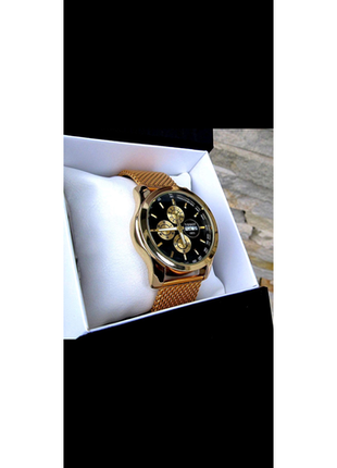 Чоловічий годинник tissot (gold)4 фото