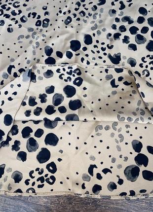 Атласная юбка миди сатиновая юбка шелковая юбка в леопардовый принт zara сатиновая юбка леопардовая юбка с атласа3 фото