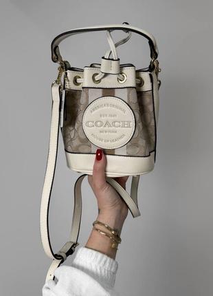Женская сумка в стиле coach premium.2 фото