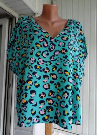 Вискозная блуза большого размера батал1 фото