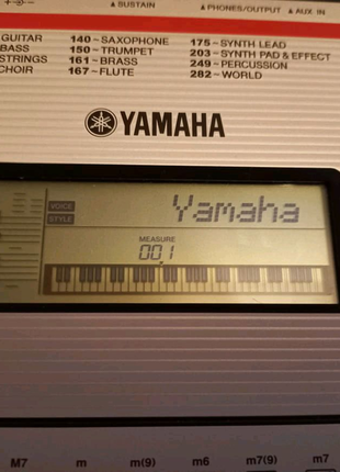 Синтезатор yamaha-2603 фото
